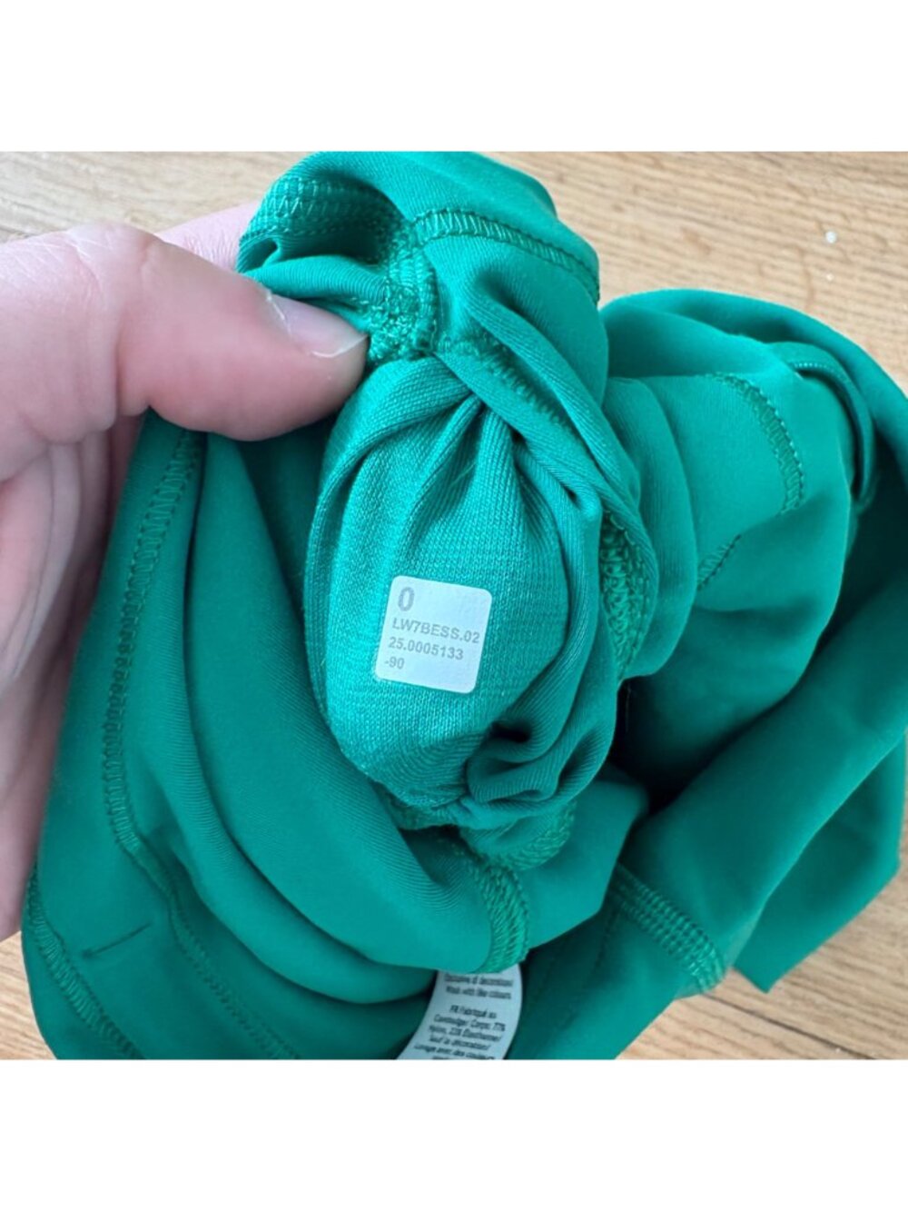 Lululemon Athletic Wunder Train High Rise Short 6” Raceway Green NWT Size 0 - Picture 6 of 8